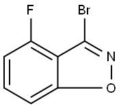 3-bromo-4-fluoro-1,2-benzoxazole Struktur