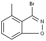 3-bromo-4-methyl-1,2-benzoxazole Struktur