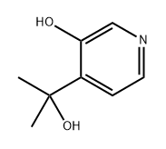 4-(2-hydroxypropan-2-yl)pyridin-3-ol Struktur