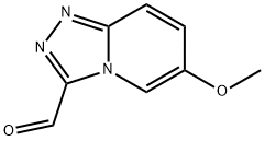 6-methoxy-[1,2,4]triazolo[4,3-a]pyridine-3-carbaldehyde Struktur