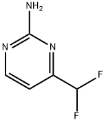 4-(difluoromethyl)pyrimidin-2-amine Struktur