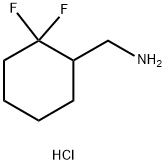 (2,2-difluorocyclohexyl)methanamine hydrochloride Struktur