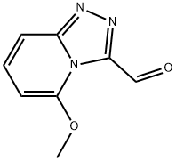 5-methoxy-[1,2,4]triazolo[4,3-a]pyridine-3-carbaldehyde Struktur