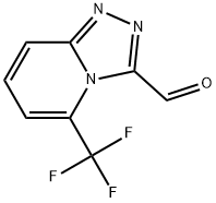 5-(trifluoromethyl)-[1,2,4]triazolo[4,3-a]pyridine-3-carbaldehyde Struktur