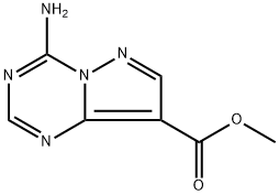 methyl 4-aminopyrazolo[1,5-a][1,3,5]triazine-8-carboxylate Struktur