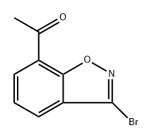 1-(3-bromo-1,2-benzoxazol-7-yl)ethan-1-one Struktur