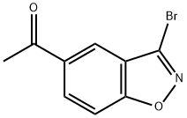 1-(3-bromo-1,2-benzoxazol-5-yl)ethan-1-one Struktur