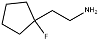 2-(1-fluorocyclopentyl)ethan-1-amine Struktur