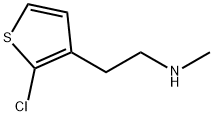 2-(2-chlorothiophen-3-yl)-N-methylethan-1-amine Struktur