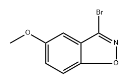 3-bromo-5-methoxy-1,2-benzoxazole Struktur