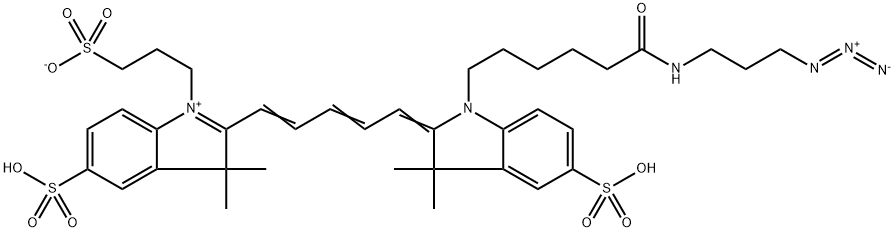 Cy5 azide Struktur