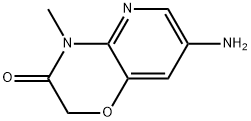 7-amino-4-methyl-2H-pyrido[3,2-b][1,4]oxazin-3(4H)-one Struktur