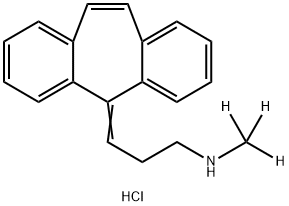 Nortriptyline EP Impurity B-d3 HCl (N-Desmethyl Cyclobenzaprine-d3 HCl) Struktur