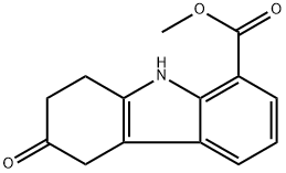 methyl 3-oxo-2,3,4,9-tetrahydro-1H-carbazole-8-carboxylate Struktur