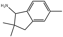 2,3-Dihydro-2,2,5-trimethyl-1H-inden-1-amine Struktur