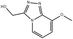 {8-methoxy-[1,2,4]triazolo[4,3-a]pyridin-3-yl}methanol Struktur