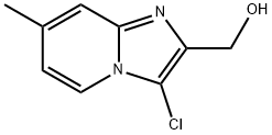 {3-chloro-7-methylimidazo[1,2-a]pyridin-2-yl}methanol Struktur