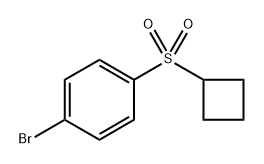 1-bromo-4-(cyclobutanesulfonyl)benzene Struktur