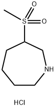 3-methanesulfonylazepane hydrochloride Struktur