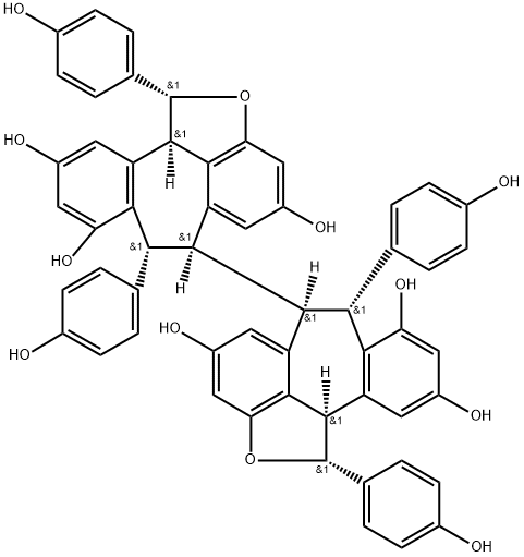 (-)-HOPEAPHENOL Struktur