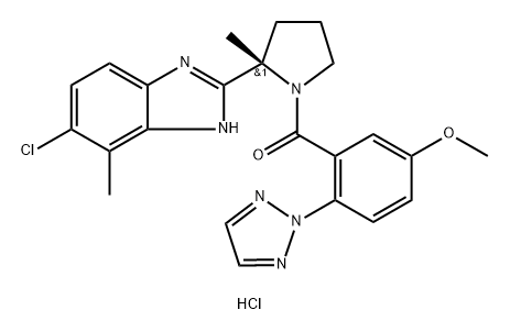 Daridorexant hydrochloride Struktur