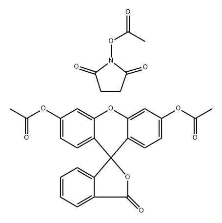 5(6)-CFDA N-succinimidyl ester Struktur