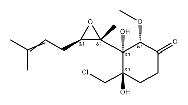 chlovalicin Struktur