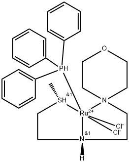 N4](triphenylphosphine)ruthenium(II) Struktur