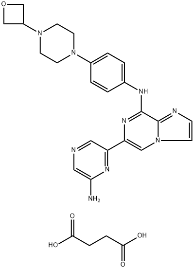 Lanraplenib (succinate) Struktur