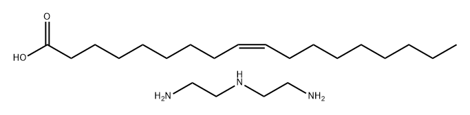 oleic acid, compound with N-(2-aminoethyl)ethane-1,2-diamine Struktur