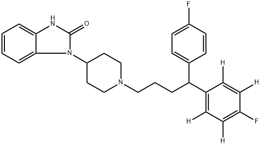 PiMozide-d4 Struktur