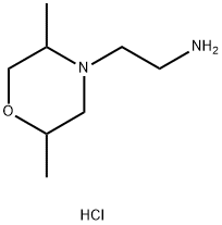 4-Morpholineethanamine, 2,5-dimethyl-,dihydrochloride Struktur