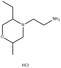 4-Morpholineethanamine, 5-ethyl-2-methyl-,dihydrochloride Struktur