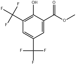 methyl 2-hydroxy-3,5-bis(trifluoromethyl)benzoate Struktur