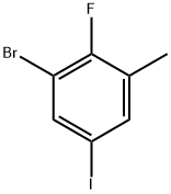 1-Bromo-2-fluoro-5-iodo-3-methylbenzene Struktur