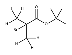 tert-Butyl 2-Bromo-2-methylpropanoate-D6, 1809889-91-5, 結(jié)構(gòu)式