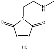 1H-Pyrrole-2,5-dione, 1-[2-(methylamino)ethyl]-, hydrochloride (1:1) Struktur