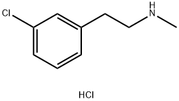 N-Methyl?3-chlorophenethylamine hydrochloride Struktur