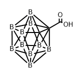 1,2-dicarba-closo-dodecaborane-1-carboxylic acid Struktur