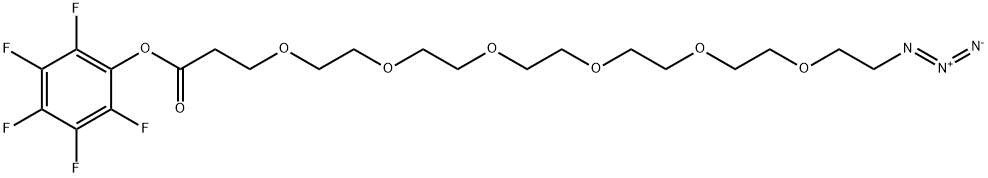 Azido-PEG6-PFP ester Struktur