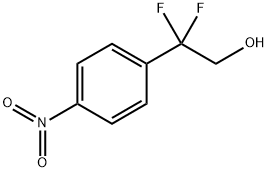 Benzeneethanol, β,β-difluoro-4-nitro- Struktur