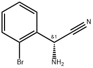 (R)-2-amino-2-(2-bromophenyl)acetonitrile Struktur