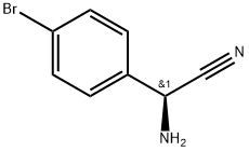 (S)-2-(4-bromophenyl)-2-hydroxyacetonitrile Struktur