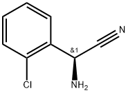 (S)-2-amino-2-(2-chlorophenyl)acetonitrile Struktur