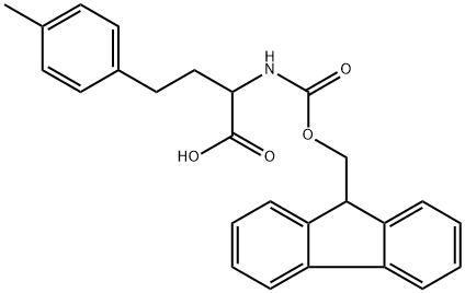 Fmoc-4-methyl-DL-homophenylalanine Struktur