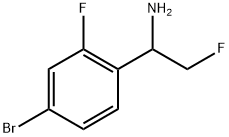 Benzenemethanamine, 4-bromo-2-fluoro-α-(fluoromethyl)- Struktur