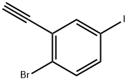 Benzene, 1-bromo-2-ethynyl-4-iodo- Struktur