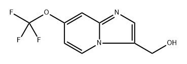 7-(trifluoromethoxy)imidazo[1,2-a]pyridin-3-yl]methan Struktur