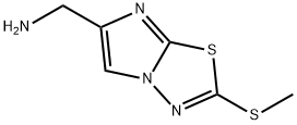 (2-(methylthio)imidazo[2,1-b][1,3,4]thiadiazol-6-yl)methanamine Struktur