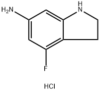 4-Fluoroindolin-6-amine dihydrochloride Struktur